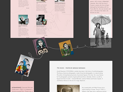 THE GENIUS — of his time a rebel and a lover animation branding design flat illustration mobile app picasso ux web web design webdesign