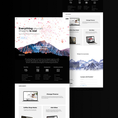 Ptushka Design website branding design designer digital landing landing design landing page landing page design landingpage ui ui design uiux web design web designer webdesign website