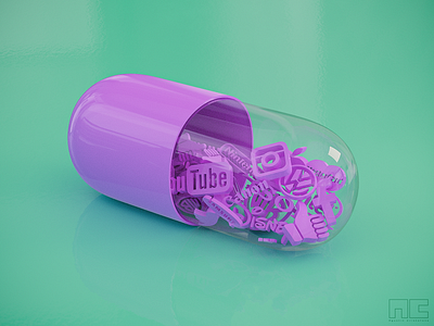 Don't forget your daily pills. Thanks for your cooperation. 3d art 3d artist b3d blender blender3d concept design illustration modern render