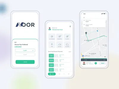 Truck Booking App UI android app design app booking app ondemandapp truck ui ui design ux