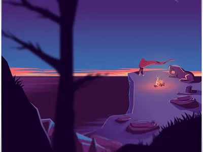 Resting Hooded Rider affinitydesigner artwork character design design illustration illustrations vector vector art