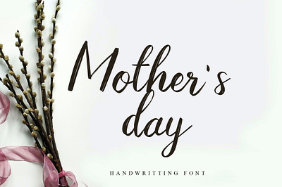 Mothers Day calligraphy design font design fonts handmade handwritten littering logo modern modern calligraphy script wedding