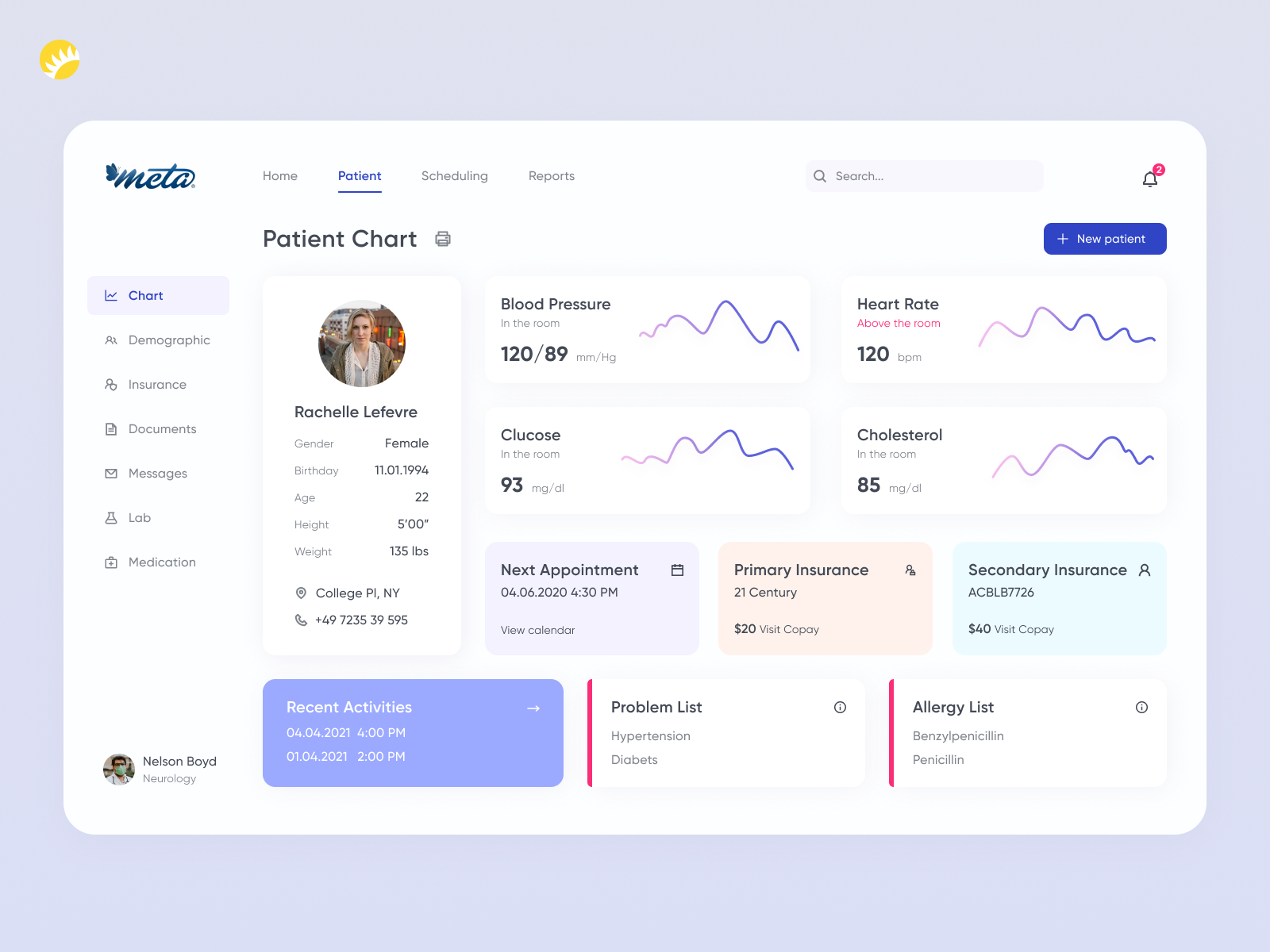 Example of Meta: new look - new concept