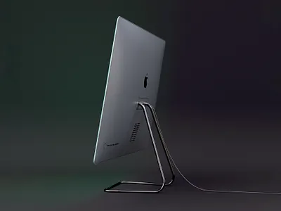 iMac Pro M1 Side 3d apple c4d concept imac imac mockup imac pro industrial design m1 octane product design prototype redesign render tech