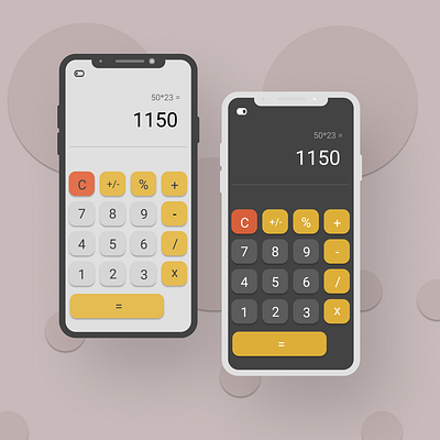 calculator app customized dailyui dailyuichallenge design design app designs ui uiux ux