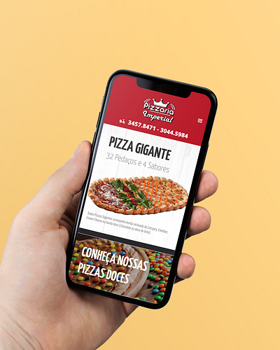 Pizzaria Imperial desenvolvimento design design art interface site uidesign user experience ux uxdesign web web design webdesign website websites