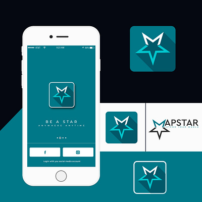 Logo for Online Community Dancing App app logo app logo icon branding design graphic graphicdesign illustration logo logo design logodesign logotype