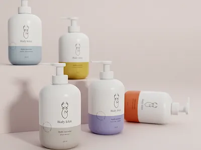 Biały Jeleń / White Stag blender3d cosmetics deer minimal packaging packaging design skincare stag