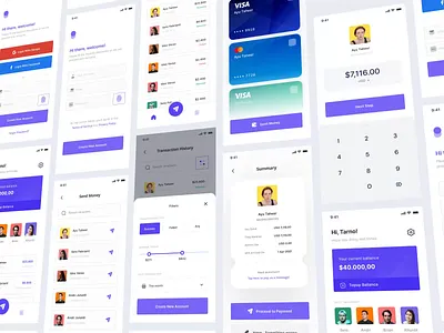 JemPay Mobile App Interaction after effects animation app app design clean design elegant framer inspiration interaction light minimal minimalist mobile app motion principle protopie prototype simple ui