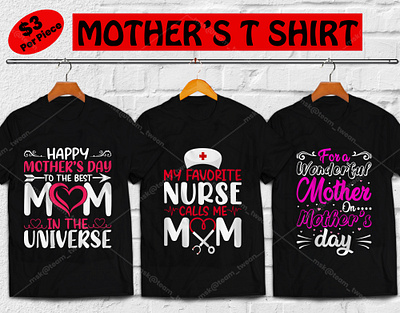 50+ MOTHER'S DAY Premium T-shirt Design illustration mom mom vectors mothers day t shirt mothersday nurse mom tshirt tshirtdesign typography uiux vector