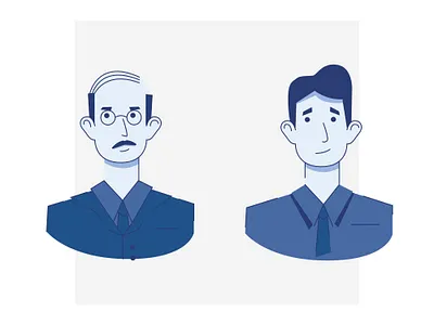 Handome Fellas design human portrait humans illustration illustrations men people people drawing people portrait portrait portraits professional men vector people