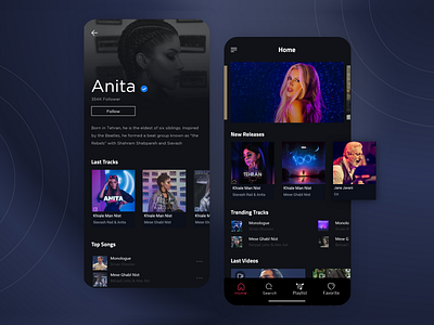 Music platform (Mpbile App) adobe xd app clean dark design mobile app music music app player spotify ui ux