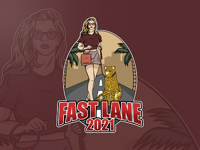 FAST LANE MERCH apparel design design graphicdesign illustration merchandise merchandise design tees design