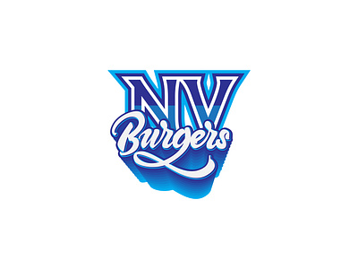 BurgerNV art artwork burgers colorful art colorful logo design dribbble best shot flat icon illustraion logo logodesign logodesigner nv nvlogo typography vector