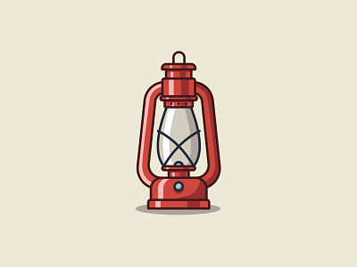 Lantern backpacking camping camping gear design design inspiration flat design icon icon design illustration illustrator lantern nature vector vector art vector illustration wilderness