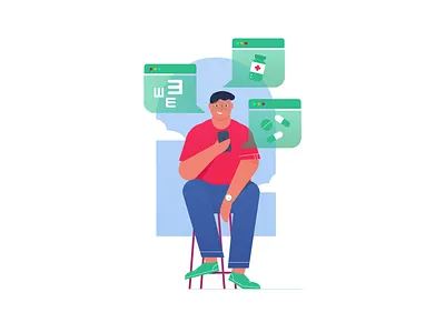 Dr. Saina application (medical product) art branding design illustration illustrator typography ui uiux ux vector website