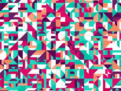 Sanguine digital art estampa generative geometric geometry illustration pattern pattern design repeating vector