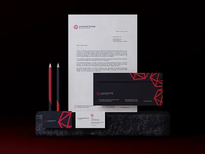 Aurastone agency brand branding identity logo luxe mark monogram new trademark