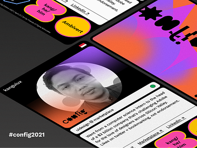 Config 2021 Name Card figma figma app figma config figma ui figmadesign