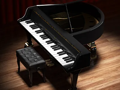 P is for Piano 36days 36daysoftype 3d 3d art c4d cgi cinema4d classical music design illustration nft nftart orchestra piano redshift redshift3d render type art type design typogaphy