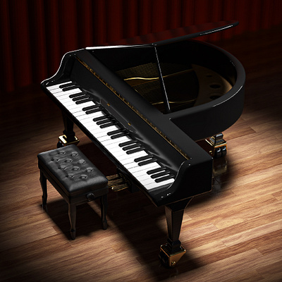 P is for Piano 36days 36daysoftype 3d 3d art c4d cgi cinema4d classical music design illustration nft nftart orchestra piano redshift redshift3d render type art type design typogaphy