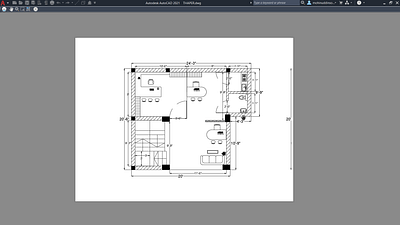 floor plan for a office groundfloor 2d design autocad work drafting floorplan groundfloor houseplans office office design office floor plan