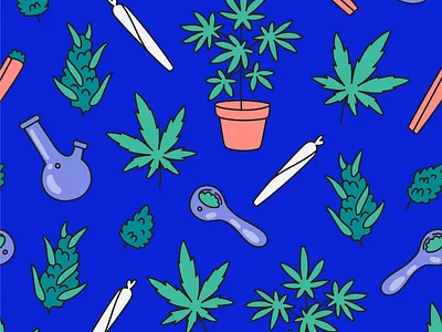 High There pattern 420 blunt brand pattern bud cannabis cannabis leaf cannabis plant cbd high there app illustration legalize weed marijuana pattern design pipe repeating pattern weed