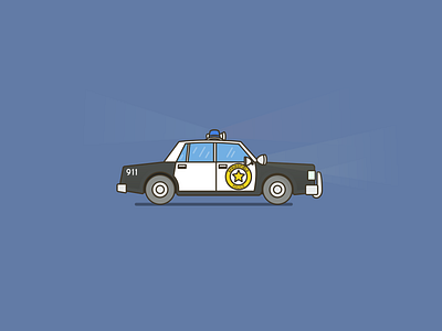 Chief Wiggum (NACAB) car chief chief wiggum collection copy illustration outline police police car set simple simpsons the simpsons tv wiggum