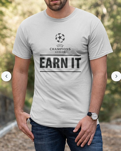 Champions League Earn it Football T Shirt