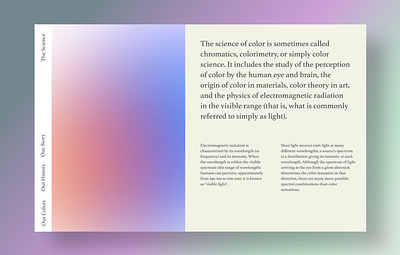 The Science of Colors branding business colors colorscheme design hero section layout medium minimalism minimalist minimalistic trends 2020 trendy design typography ui uiux uiuxdesign ux ux design webdesign