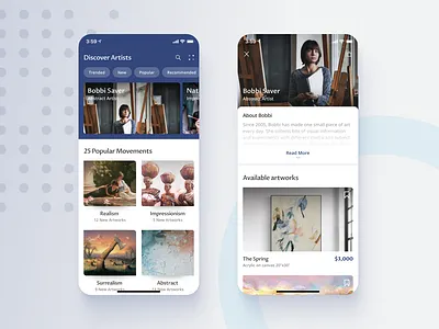 Buy & Sell Original Art accessibility appconcept application artwork ecommerce app ios mobile design mobile ui typogaphy ui uidesign ux visual design