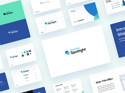 Renumics Spotlight - Branding & Presentation app brand brand identity branding clean data design guideline icon icons logo minimal presentation presentation template product search slide spotlight template visual