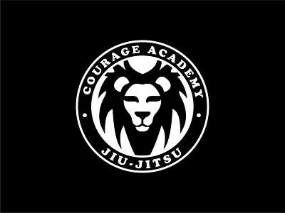 Jiu-Jitsu Lion Logo courage jiu jitsu jiu jitsu logo lion lion head lion logo self defense