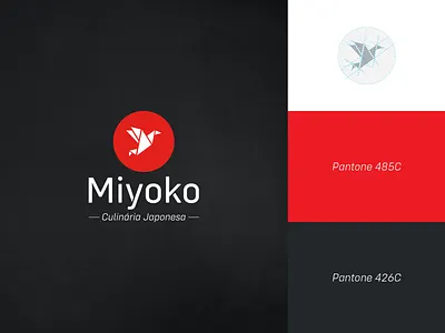LOGO - MIYOKO brand identity branding design food brand icon japanese food logo logo design logodesign marca vector