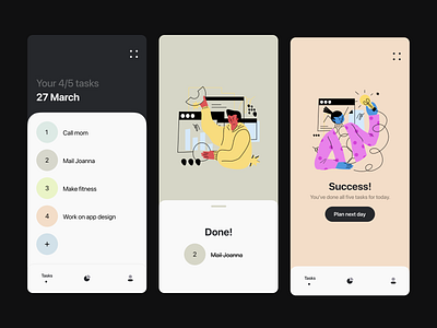 Task manager app app app design application mobile app mobile ui modal task task list task management task manager tasks