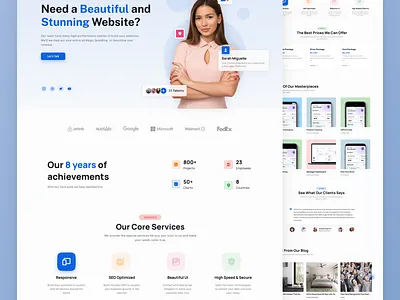 Roundery - Website Agency branding design landing page landing page design minimal mobile app design ui uidesign ux vector