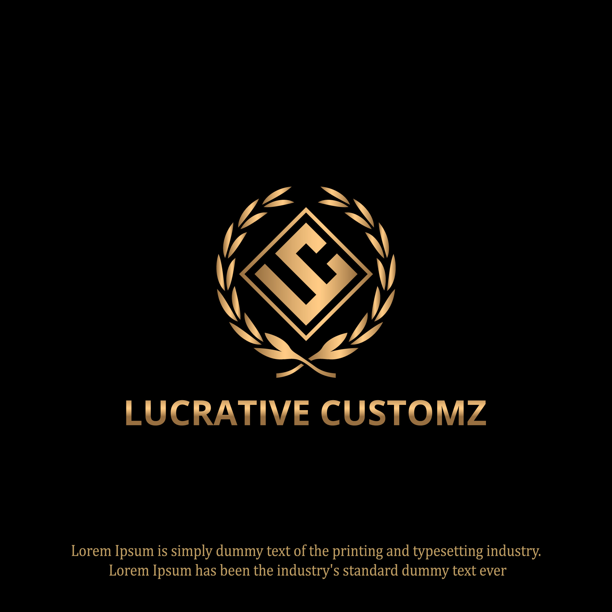 Example of Luxury Elegant Lettermark Monogram Logo