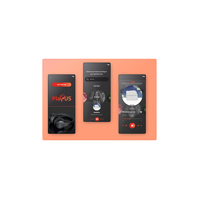 Music Player design ui