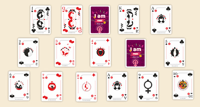 Playing Cards - Women Empowerment art design empowerment graphic design graphicdesign illustration women women empowerment