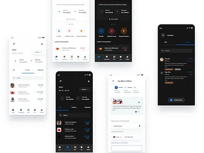 Banking App UI app bank bank app banking banking app design fintech fintech app fintech branding mobile mobile app mobile app design mobile design mobile ui payment payment app payment method payments transaction ui