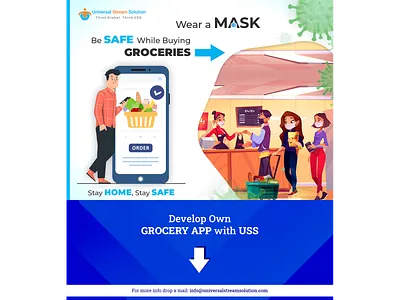 Covid 19 : Online Grocery covid19 grocery app mobile app ussllc