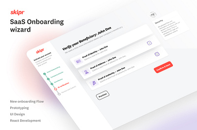 SaaS onboarding wizard onboarding saas ui wizard