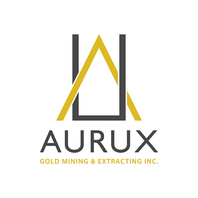 AURUX LOGO branding design gold logo logobrand logodesign logodesigner logodesigns miningcompany miningcorporation mininglogo vector