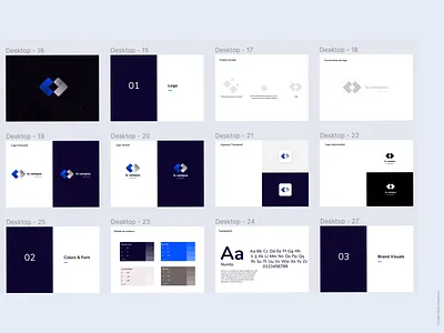 Le Campus - Brand Book branding logo typography ui vector