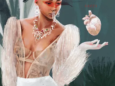 Gucci Fall/Winter 2021 character design clothes fashion fashion designer fashion illustration illustration illustration art