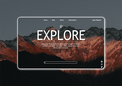 Website Landing Page design ui ux web