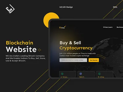 Blockchain website blockchain cryptocurrency blockchain development blockchain game blockchain technology crypto cryptocurrency design interface mobile design product design typography ux