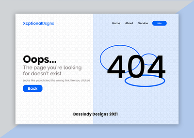 Error 404 Page -UIdailyDay 8 daily 100 challenge dailyuichallenge design figmadesign minimal typography web