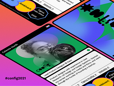 Figma Config 2021 Name card