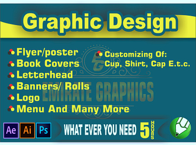 Emirate Graphics advertisement design